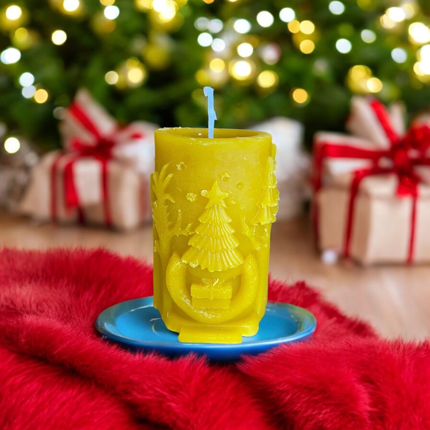 Christmas decoration candle